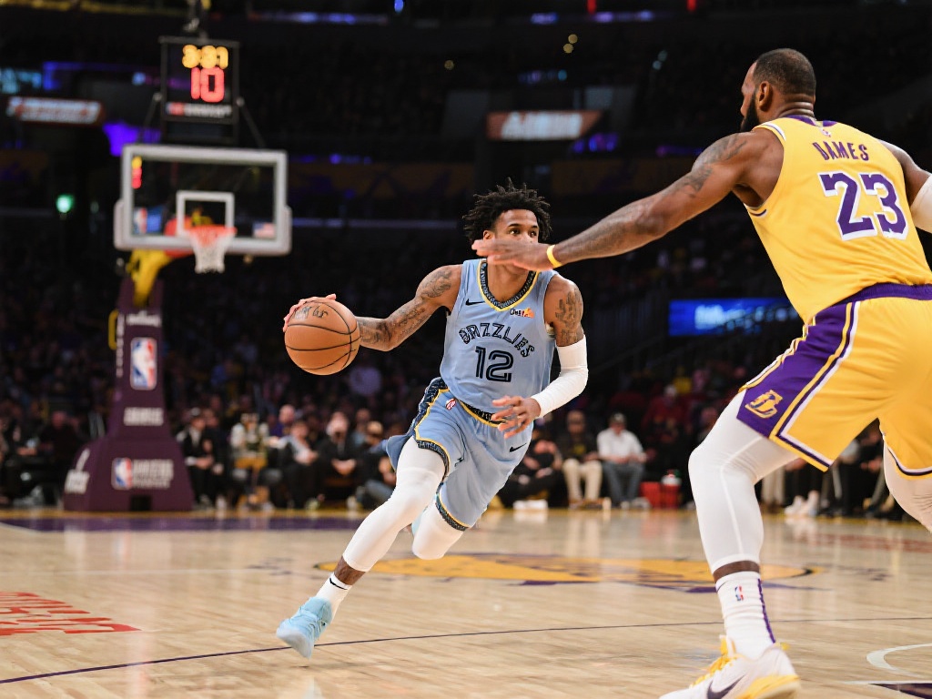 湖人大战灰熊:詹姆斯3月30日精彩常规赛集锦 不过,灰熊也并非完全没有亮点。例如球队核